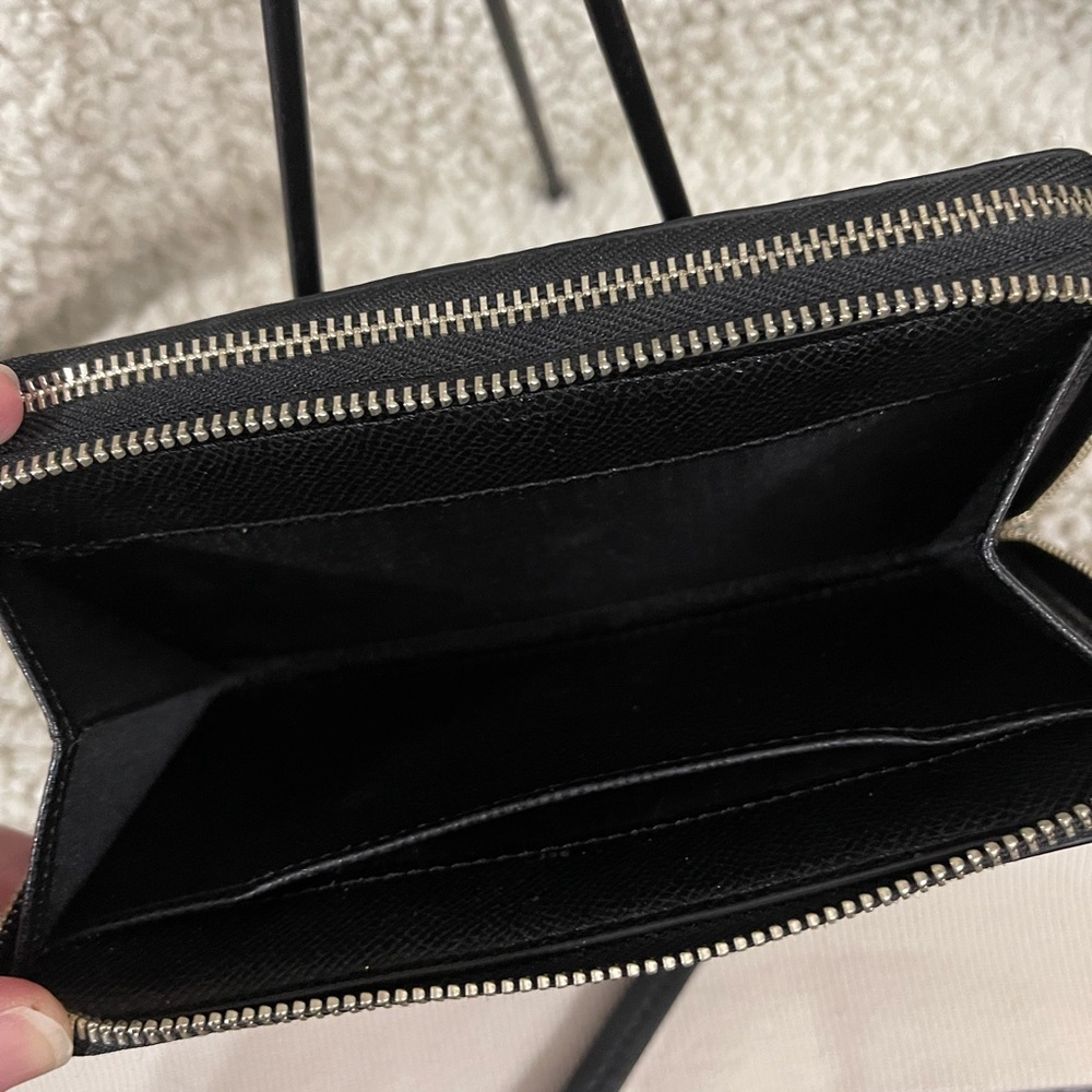 Coach Black Glitter Wallet - Picture 5 of 8